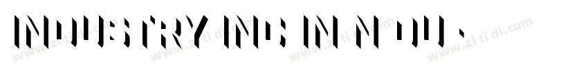 Industry Inc In N Ou字体转换